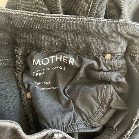 Mother Looker Ankle Fray Night Hawk High Waisted - Picture 7 of 10